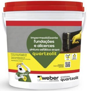 PINTURA ASFALTICA ACQUA - BD 18L QUARTZOLIT