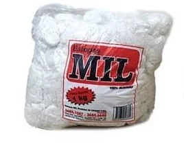 ESTOPA BRANCA PRIMEIRA PCT 1KG - ESTOPAS MIL