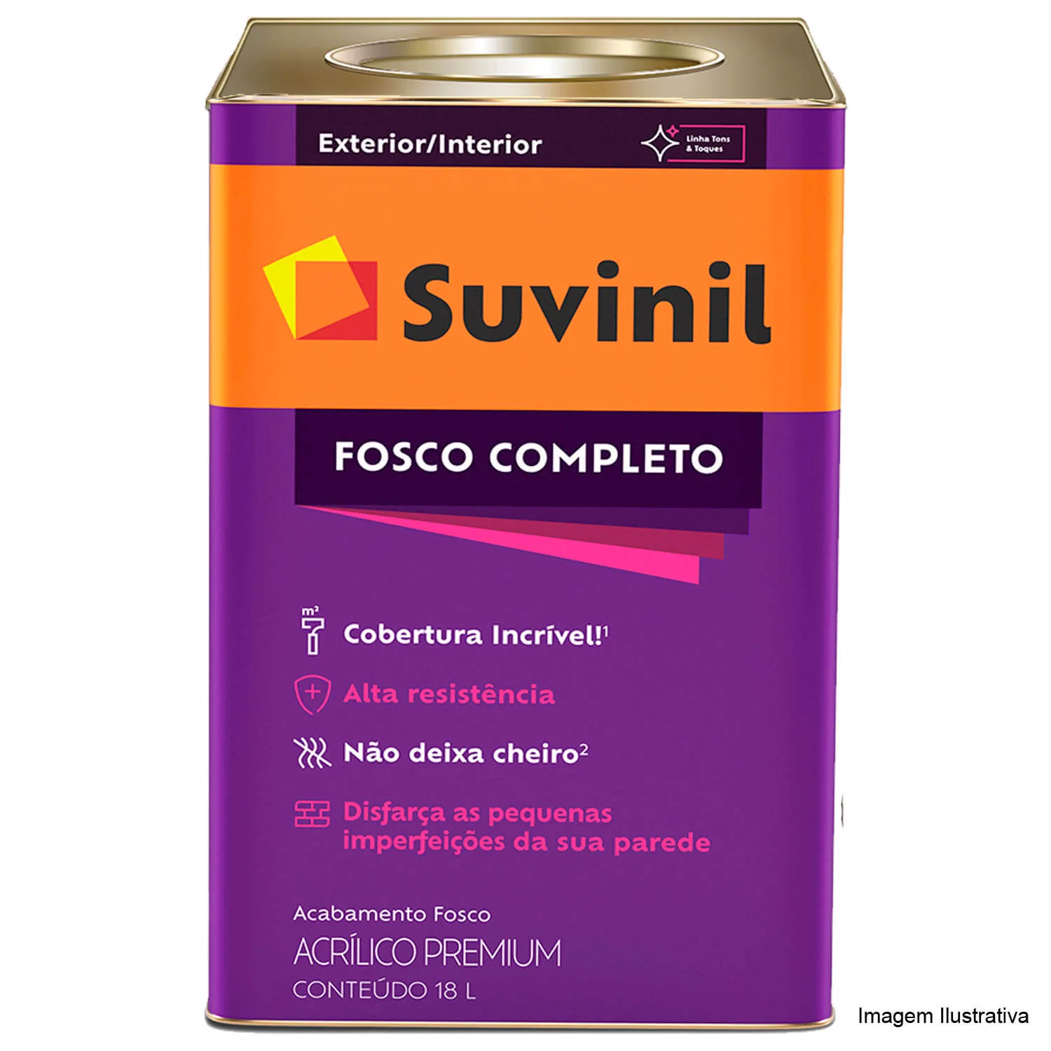 SUVINIL ACRIL PREM TOQUE FO (COMPLETO) 18L AREIA