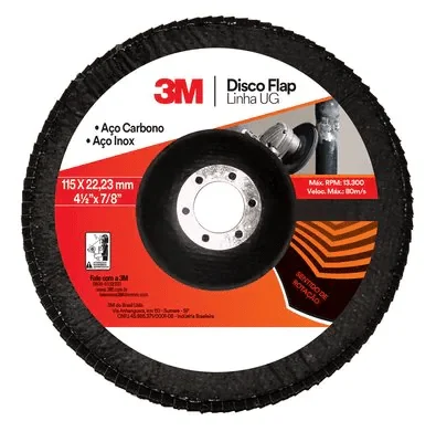 FLAP DISCO USO GERAL GR40 115MM 3M
