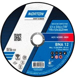 DISCO CORTE BNA12 AZUL 115X1,0X22,22 C25 NORTON
