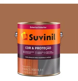 SUVINIL ESMALTE COR & PROT. BRIL 3,6L MARROM CONHAQUE