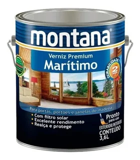 MONTANA VERNIZ MARITIMO 3,6L NATURAL BRILHO