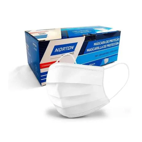 MASCARA DESCARTAVEL TNT CX50 IMP - NORTON