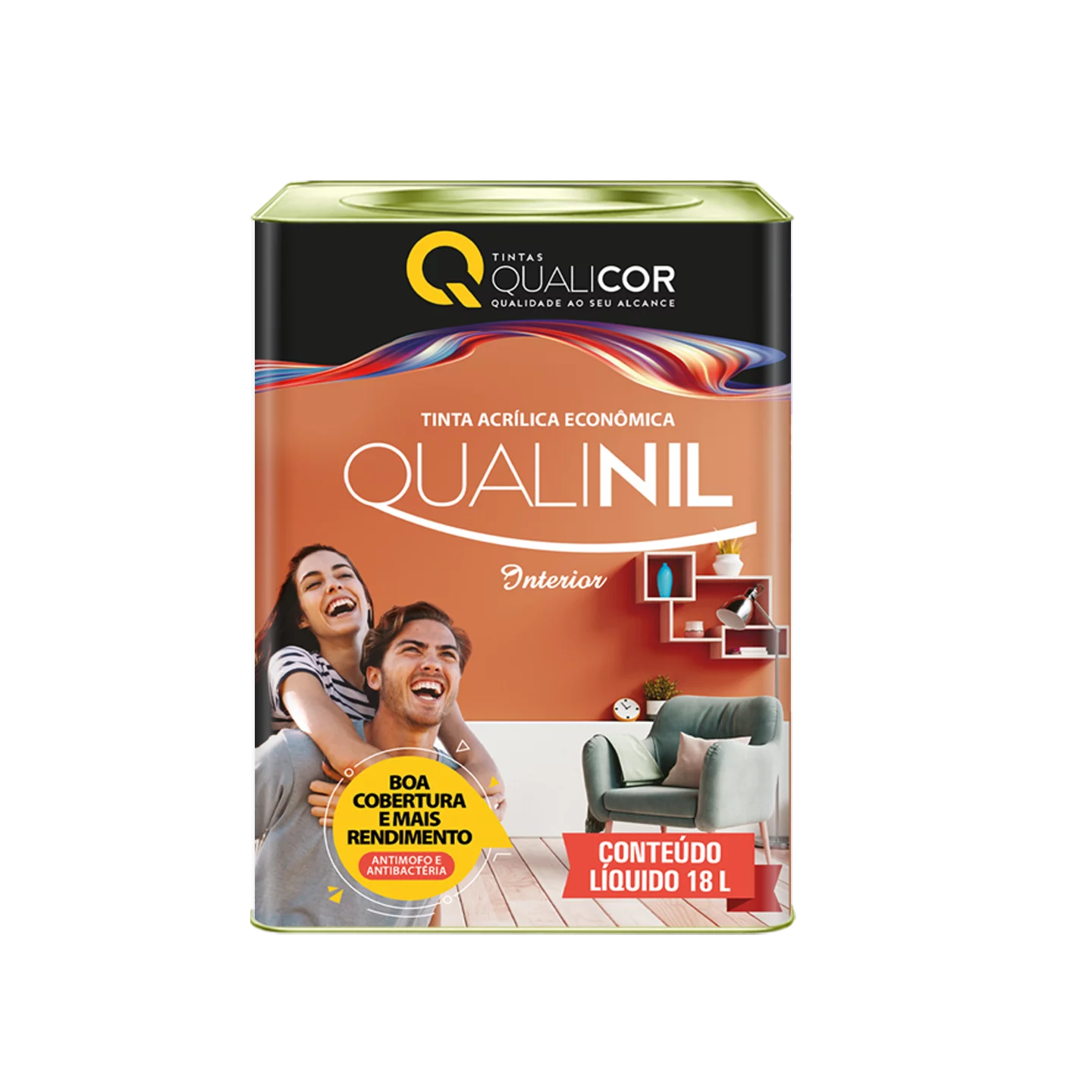 QUALICRYL ACRIL. ECONOMICO - 18L BRANCO NEVE