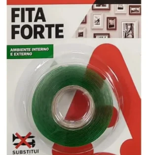 FITA DUPLA FORTE 09MMX02M BLISTER ADERE