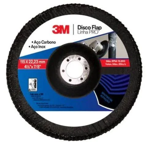 FLAP DISCO USO GERAL GR60 115MM 3M