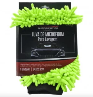 LUVA DE LAVAGEM MICROFIBRA 24X25,5CM - AUTOAMERICA