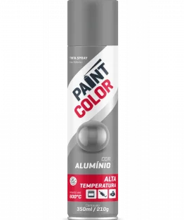 SPRAY PAINTCOLOR 400ML A.TEMP ALUMINIO NOVA