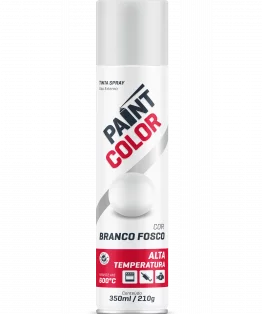 SPRAY PAINTCOLOR 350ML A.TEMP.BRANCO FOSCO