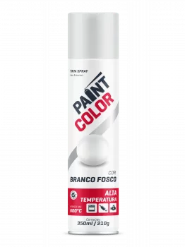 SPRAY PAINTCOLOR 350ML A.TEMP.BRANCO FOSCO
