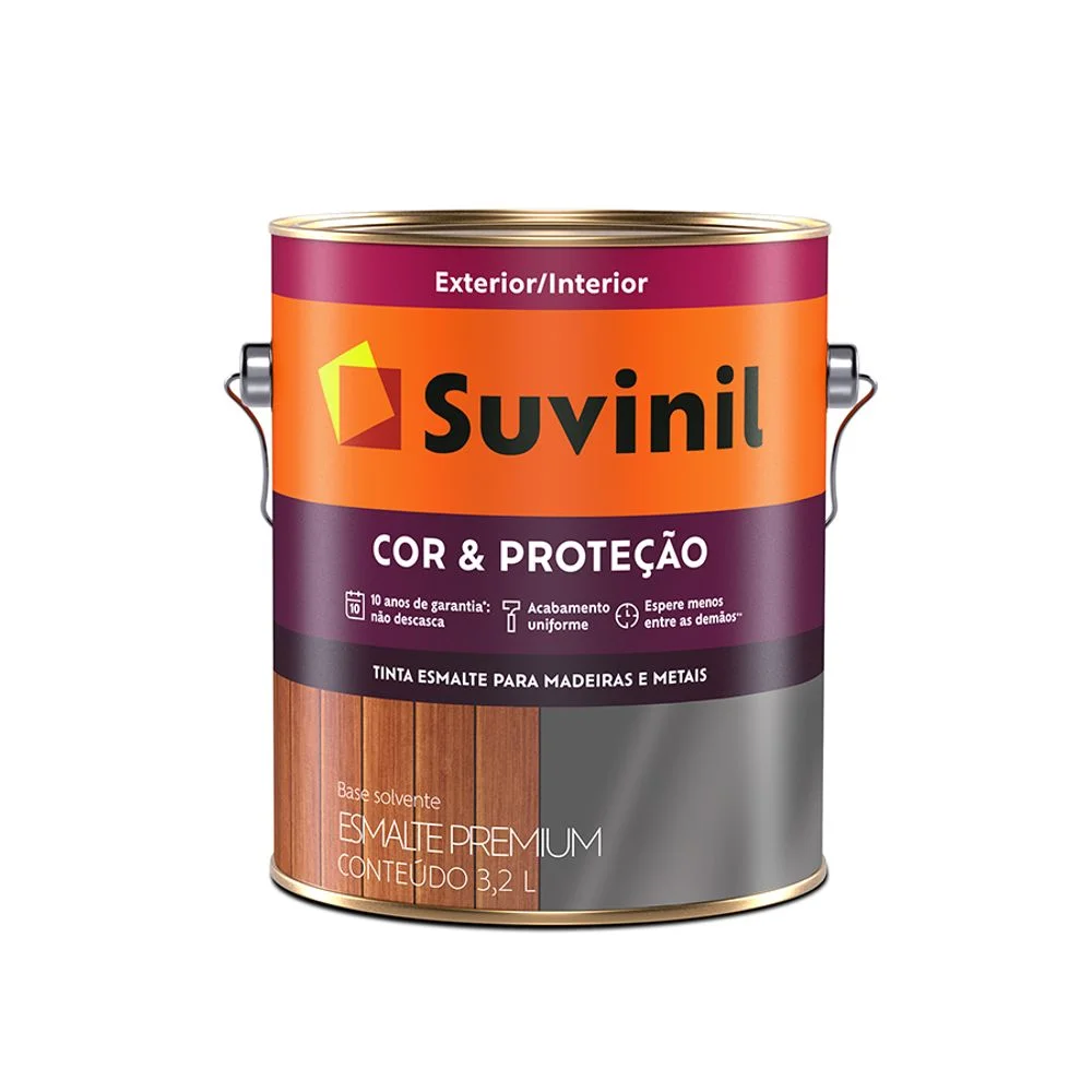SUVINIL ESMALTE COR & PROT. ACET 3,6L BRANCO