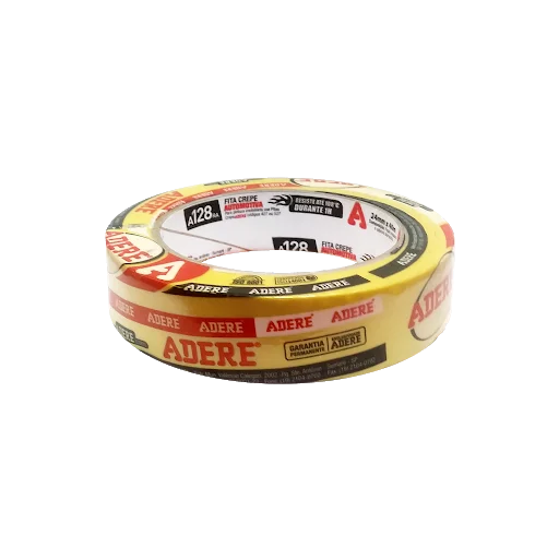 FITA CREPE A128RA/S AUTOMOTIVA 18X40 AMARELA ADERE