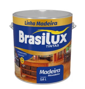 VERNIZ P/MAD. SEC.RAPIDA - 3,6L TRANSPARENTE BRASILUX
