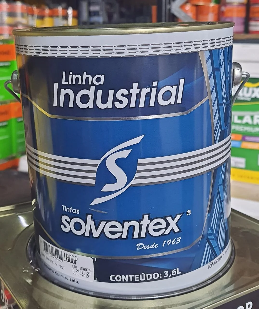 TINTA GRAFITE 180GP PARA PISO 3,6L - SOLVENTEX