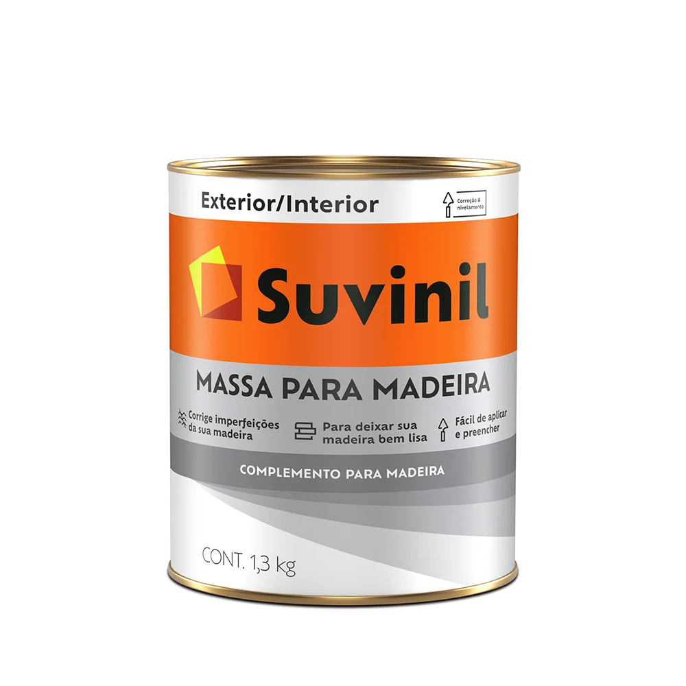 SUVINIL MASSA ACRILICA 1,3KG PARA MADEIRA