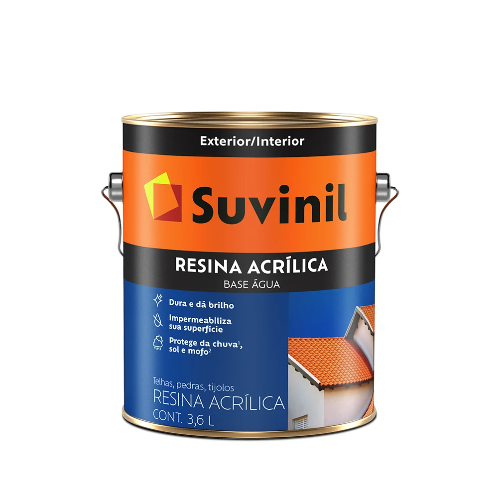 SUVINIL RESINA  ACRIL. BAGUA 3,6L INCOLOR