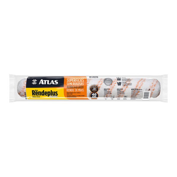 ROLO DE PINTURA RENDEPLUS DUPLO AT927/19 - ATLAS