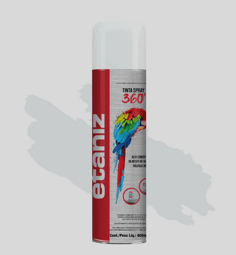 SPRAY USO GERAL VERNIZ 400ML ETANIZ BRD Distribuidora
