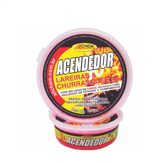ACENDEDOR LAREIRAS/CHURRASQUEIRAS ALLCHEM 12X100G