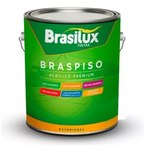 BRASPISO TINTA ACRIL. P/ PISOS ACETINADA - 3,6L VERMELHO OXIDO